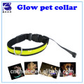 wholesale pet products hands free plastic PVC dog puppy lightening led collars dog pet leash